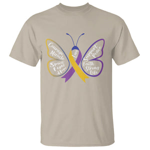 Fight Bladder Health And Cancer Awareness Butterfly T Shirt TS09 Sand Printyourwear