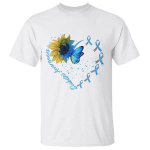 Diabetes Sunflower Shirt Type 1 T Shirt TS09 White Printyourwear