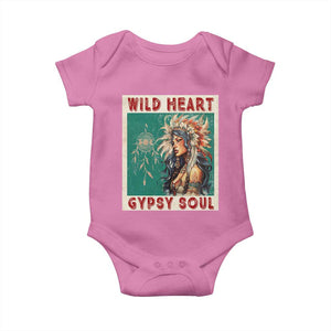 Native American Baby Onesie Wild Heart Gypsy Soul Women TS09 Azalea Print Your Wear