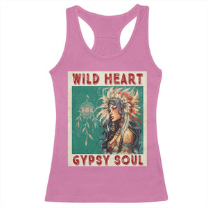 Native American Racerback Tank Top Wild Heart Gypsy Soul Women TS09 Azalea Print Your Wear