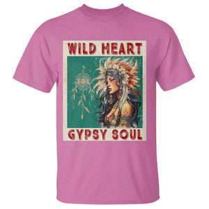 Native American T Shirt Wild Heart Gypsy Soul Women TS09 Azalea Print Your Wear