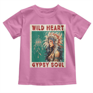 Native American Toddler T Shirt Wild Heart Gypsy Soul Women TS09 Azalea Print Your Wear