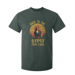 Back To The Gypsy That I Was T Shirt For Kid TS09 Dark Forest Green Print Your Wear