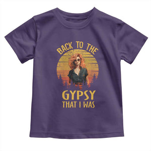 Back To The Gypsy That I Was Toddler T Shirt TS09 Purple Print Your Wear