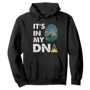 Saint Lucia Hoodie It's In My DNA Beautiful Beach TS09 Black Print Your Wear