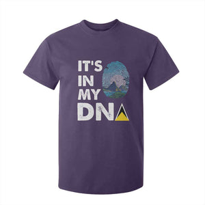 Saint Lucia T Shirt For Kid It's In My DNA Beautiful Beach TS09 Purple Print Your Wear