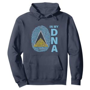 Saint Lucia It's In My DNA Hoodie TS09 Navy Print Your Wear