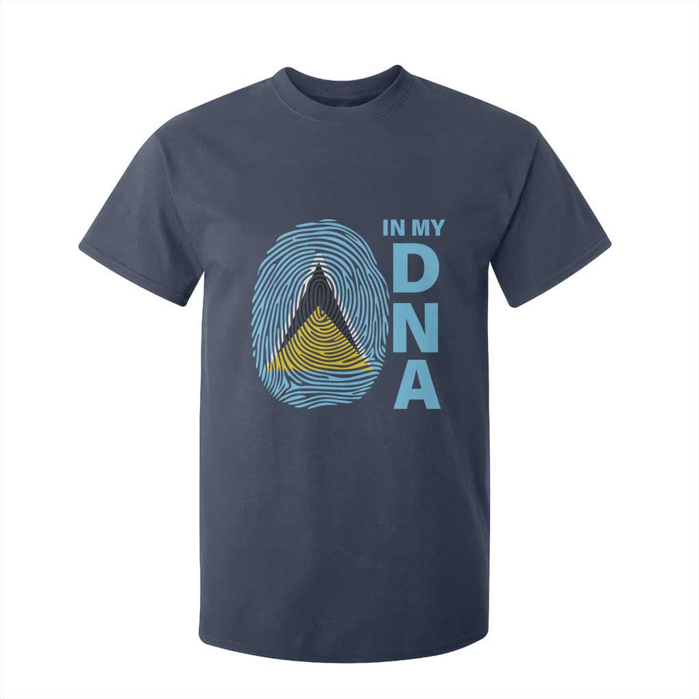 Saint Lucia It's In My DNA T Shirt For Kid TS09 Navy Print Your Wear