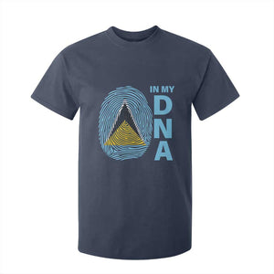 Saint Lucia It's In My DNA T Shirt For Kid TS09 Navy Print Your Wear