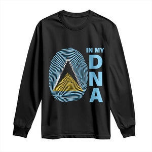 Saint Lucia It's In My DNA Long Sleeve Shirt TS09 Black Print Your Wear