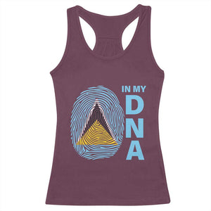 Saint Lucia It's In My DNA Racerback Tank Top TS09 Maroon Print Your Wear