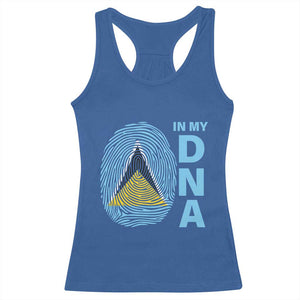 Saint Lucia It's In My DNA Racerback Tank Top TS09 Royal Blue Print Your Wear