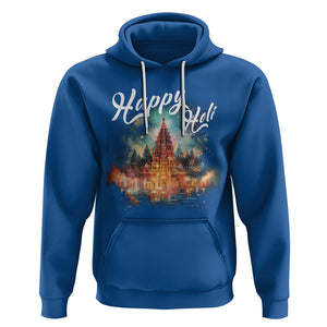 Happy Holi Hoodie Colors India Hindu Spring TS09 Royal Blue Printyourwear