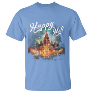 Happy Holi T Shirt Colors India Hindu Spring TS09 Carolina Blue Printyourwear