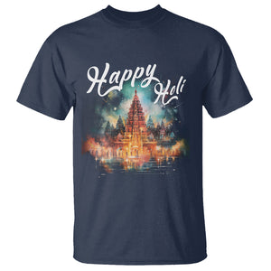 Happy Holi T Shirt Colors India Hindu Spring TS09 Navy Printyourwear