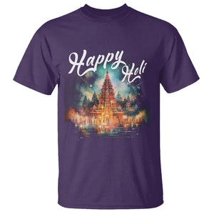 Happy Holi T Shirt Colors India Hindu Spring TS09 Purple Printyourwear