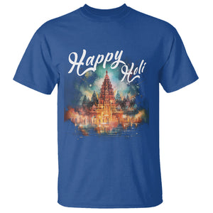 Happy Holi T Shirt Colors India Hindu Spring TS09 Royal Blue Printyourwear