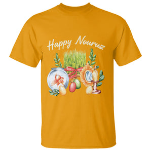 Happy Nowruz T Shirt Kurdistan & Pakistan And Iran New Year Haft-Seen TS09 Gold Printyourwear