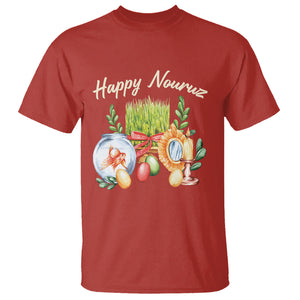 Happy Nowruz T Shirt Kurdistan & Pakistan And Iran New Year Haft-Seen TS09 Red Printyourwear