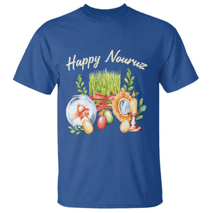 Happy Nowruz T Shirt Kurdistan & Pakistan And Iran New Year Haft-Seen TS09 Royal Blue Printyourwear