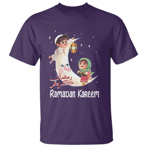 Cute KId Ramadan Kareem Mubarak Islam T Shirt TS09 Purple Printyourwear