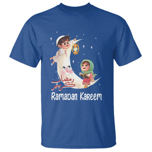 Cute KId Ramadan Kareem Mubarak Islam T Shirt TS09 Royal Blue Printyourwear