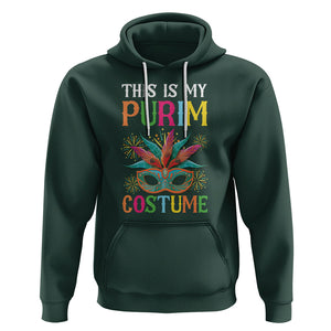 This Is My Purim Costume Jewish Israel Feast Hoodie TS09 Dark Forest Green Printyourwear