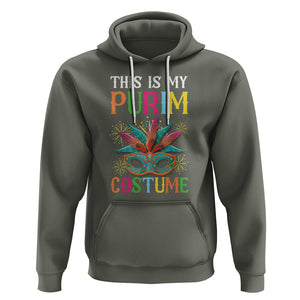 This Is My Purim Costume Jewish Israel Feast Hoodie TS09 Military Green Printyourwear