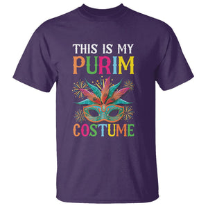 This Is My Purim Costume Jewish Israel Feast T Shirt TS09 Purple Printyourwear