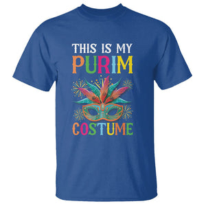 This Is My Purim Costume Jewish Israel Feast T Shirt TS09 Royal Blue Printyourwear