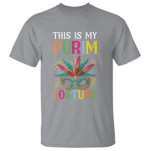 This Is My Purim Costume Jewish Israel Feast T Shirt TS09 Sport Gray Printyourwear