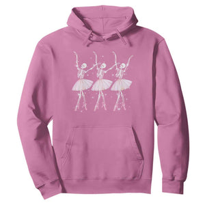 Funny Halloween Skeleton Ballet Dancing Ballerina Hoodie TS09 Azalea Print Your Wear