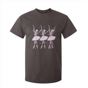 Funny Halloween Skeleton Ballet Dancing Ballerina T Shirt For Kid TS09 Dark Chocolate Print Your Wear