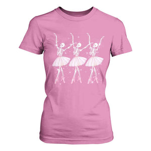 Funny Halloween Skeleton Ballet Dancing Ballerina T Shirt For Women TS09 Azalea Print Your Wear