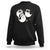 Halloween Cat Lover Sweatshirt Spooky Cute Ghost Costume TS09 Black Print Your Wear