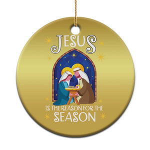 Christmas Nativity Christmas Ornament Jesus Is The Reason For The Season TS09 Print Your Wear