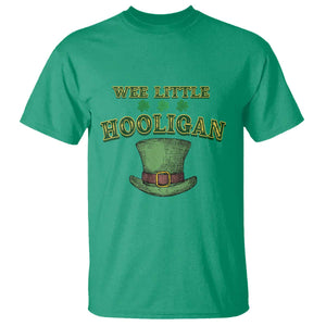 Funny St. Patrick's Day T Shirt Wee Little Hooligan Shamrock Leprechaun Hat TS09 Irish Green Print Your Wear