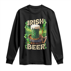 Funny St. Patrick's Day Irish Beer Long Sleeve Shirt TS09 Black Print Your Wear