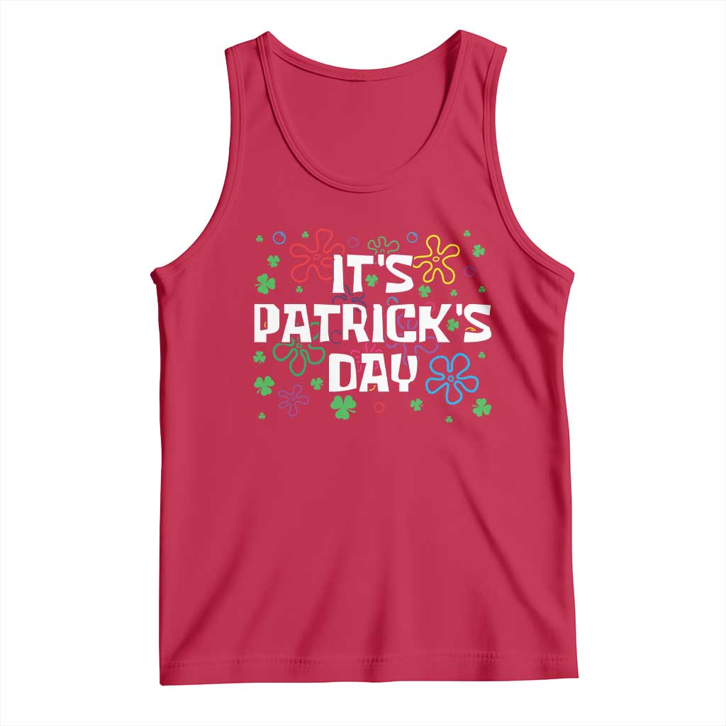 Funny It's St. Patrick's Day Tank Top TS09 Red Print Your Wear