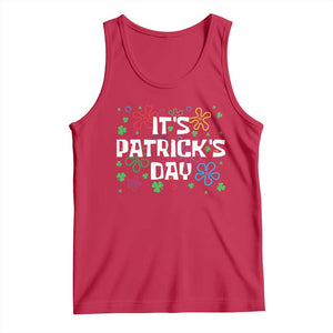 Funny It's St. Patrick's Day Tank Top TS09 Red Print Your Wear