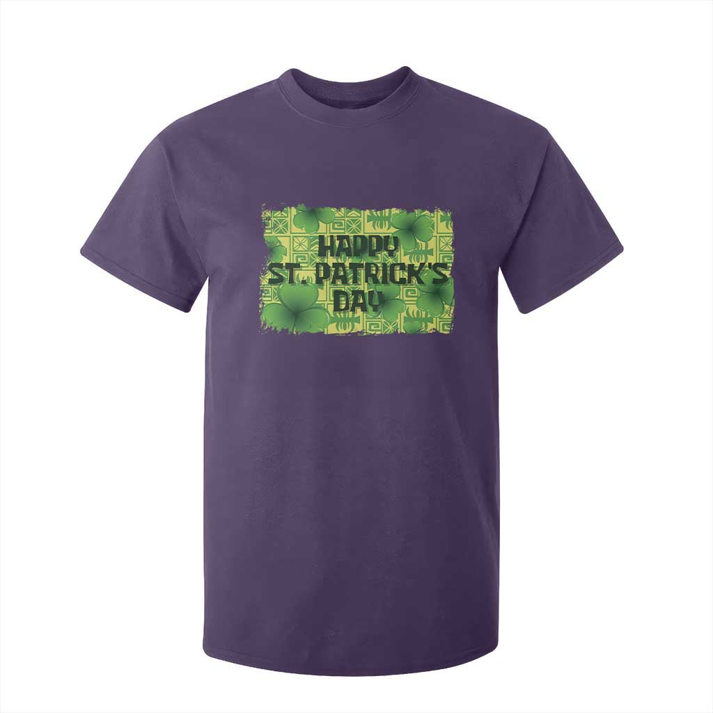 Funny Happy St. Patrick's Day T Shirt For Kid TS09 Purple Print Your Wear