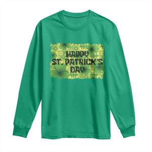 Funny Happy St. Patrick's Day Long Sleeve Shirt TS09 Irish Green Print Your Wear