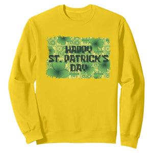 Funny Happy St. Patrick's Day Sweatshirt TS09 Daisy Print Your Wear