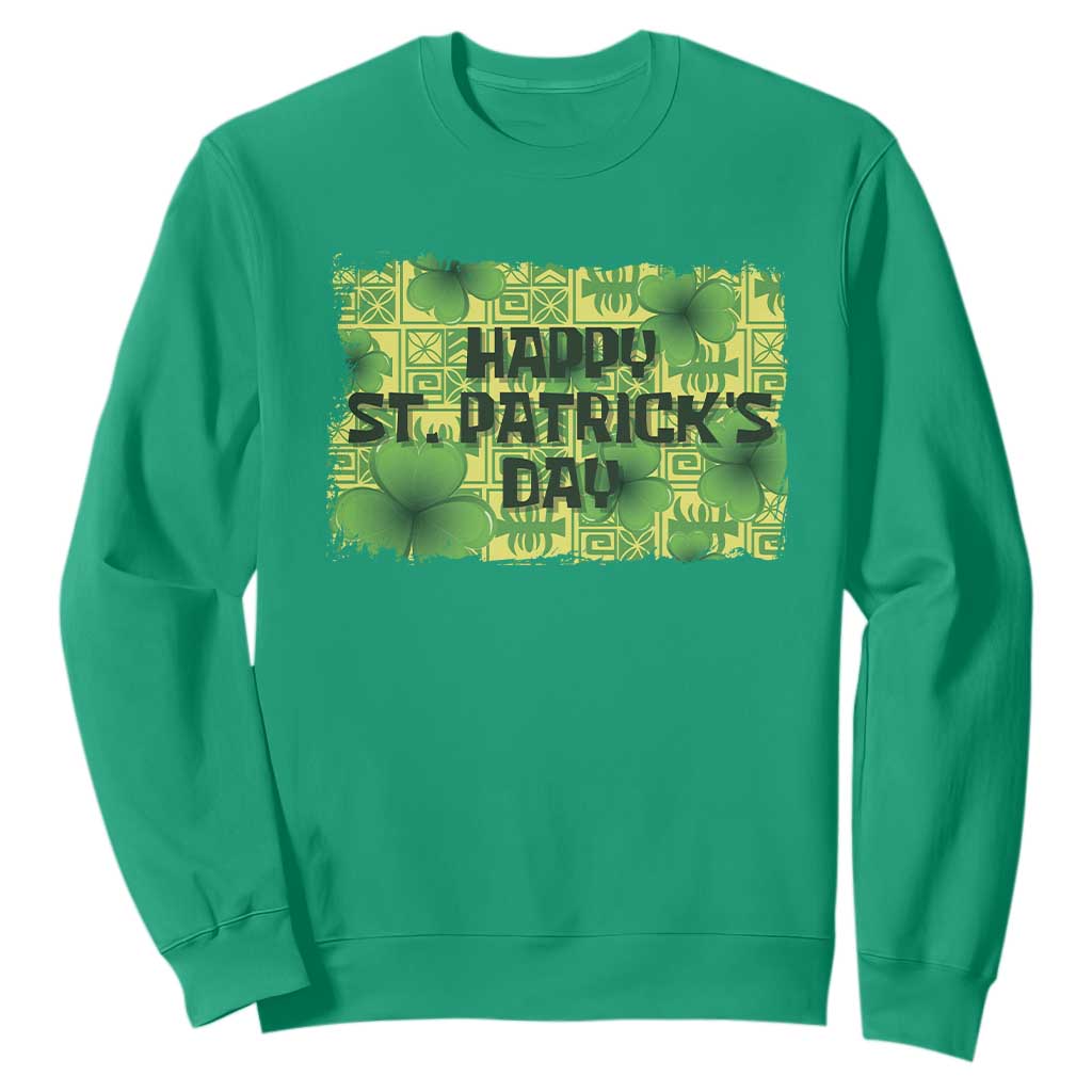 Funny Happy St. Patrick's Day Sweatshirt TS09 Irish Green Print Your Wear