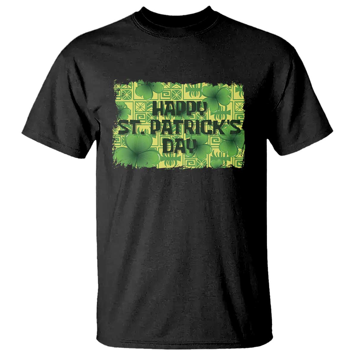 Funny Happy St. Patrick's Day T Shirt TS09 Black Print Your Wear