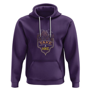 Hiking Lover Hoodie Take A Hike Outdoor Nature Scene TS09 Purple Printyourwear
