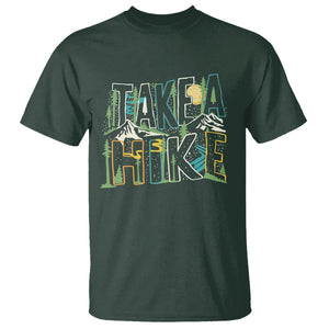 Hiking Lover T Shirt Take A Hike Outdoor Nature TS09 Dark Forest Green Printyourwear
