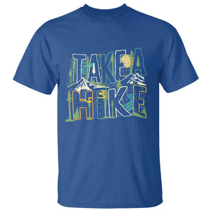 Hiking Lover T Shirt Take A Hike Outdoor Nature TS09 Royal Blue Printyourwear