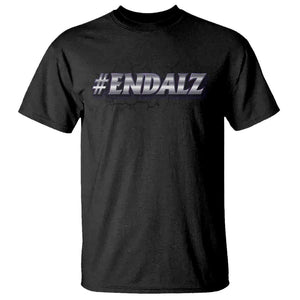 ENDALZ Alzheimer Dementia Awareness T Shirt TS09 Black Print Your Wear