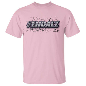 ENDALZ Alzheimer Dementia Awareness T Shirt TS09 Light Pink Print Your Wear